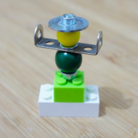 Lego Meccano Hybrids - Cowboy Portrait